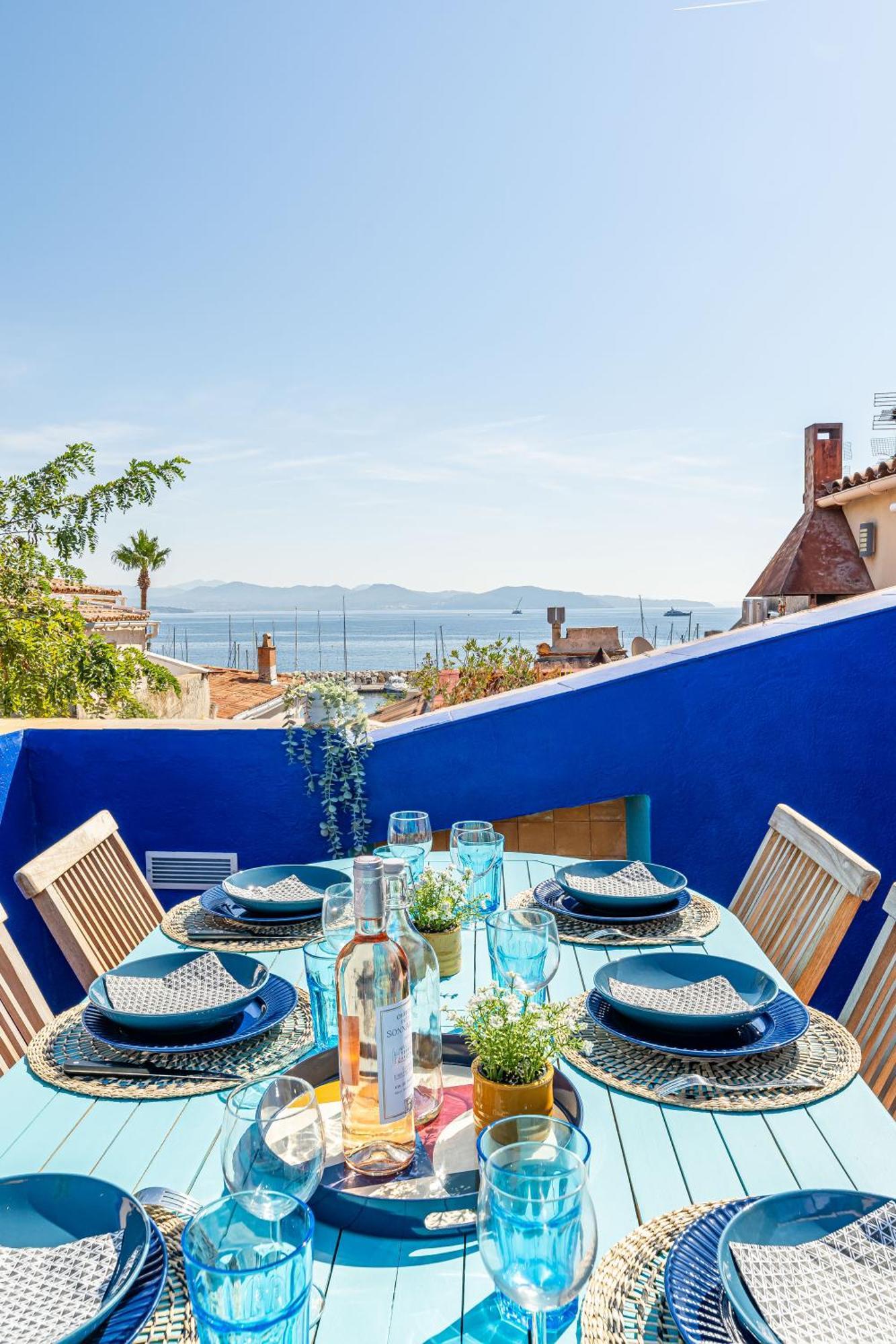Casa Azul - Magnifique Duplex Coeur Historique 4 Chambres Avec Terrasse Vue Mer La Ciotat Buitenkant foto